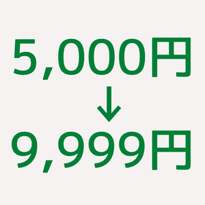 価格が5,000円〜9,999円