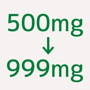 CBD含有量が500mg〜999mg