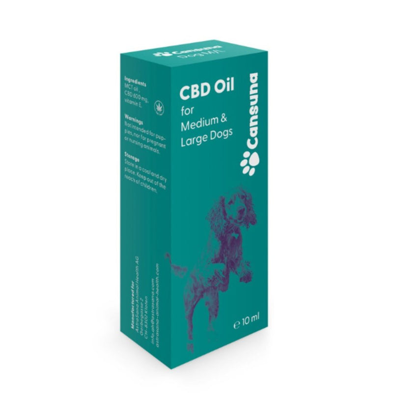 ［中型犬用CBDオイル］CBD600mg/10ml｜スイス産・獣医師監修開発 - Cansuna