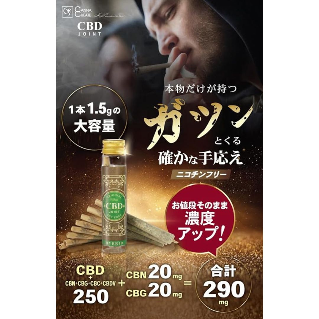 [CBN Joint] CBN 650 mg, CBD 50 mg, CBG 50 mg / 5 joints | OG Kush – Skew