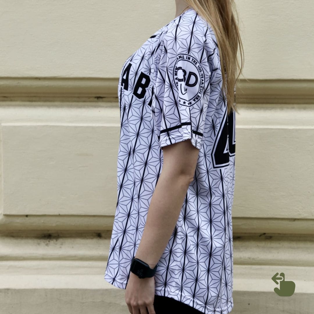 [￥2,620 OFF] Baseball shirts | Set of 2: Cool (hemp leaf pattern) and Passion (Aloha-style hemp pattern) - Men's/Women's
