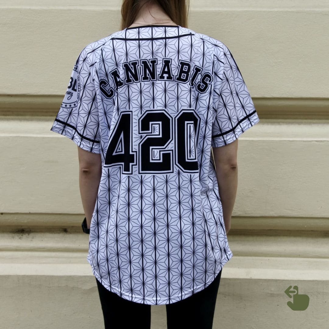 Baseball shirt | Cool (hemp leaf pattern) - Men's/Women's