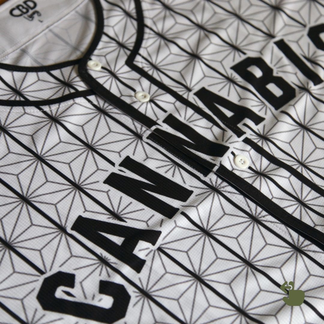 Baseball shirt | Cool (hemp leaf pattern) - Men's/Women's