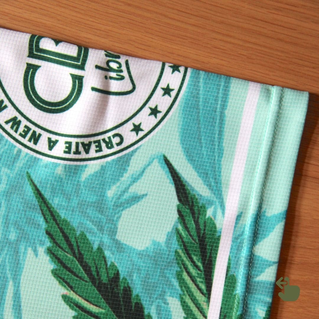 [￥2,620 OFF] Baseball shirts | Set of 2: Cool (hemp leaf pattern) and Passion (Aloha-style hemp pattern) - Men's/Women's