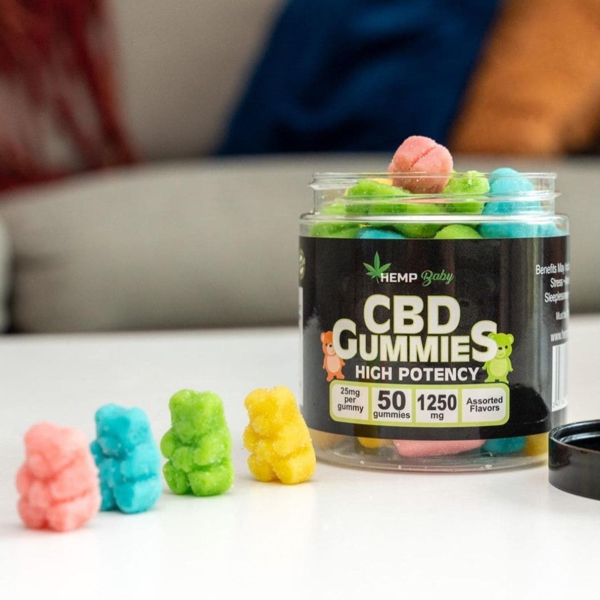 ［CBDグミ］375mg + CBN75mg/25個 - Hempbaby（ヘンプベイビー） - CBD Library