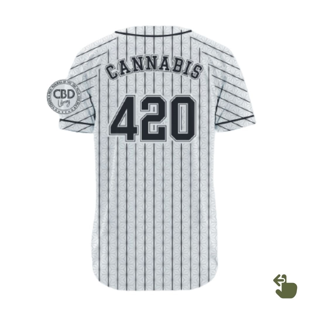 Baseball shirt | Cool (hemp leaf pattern) - Men's/Women's