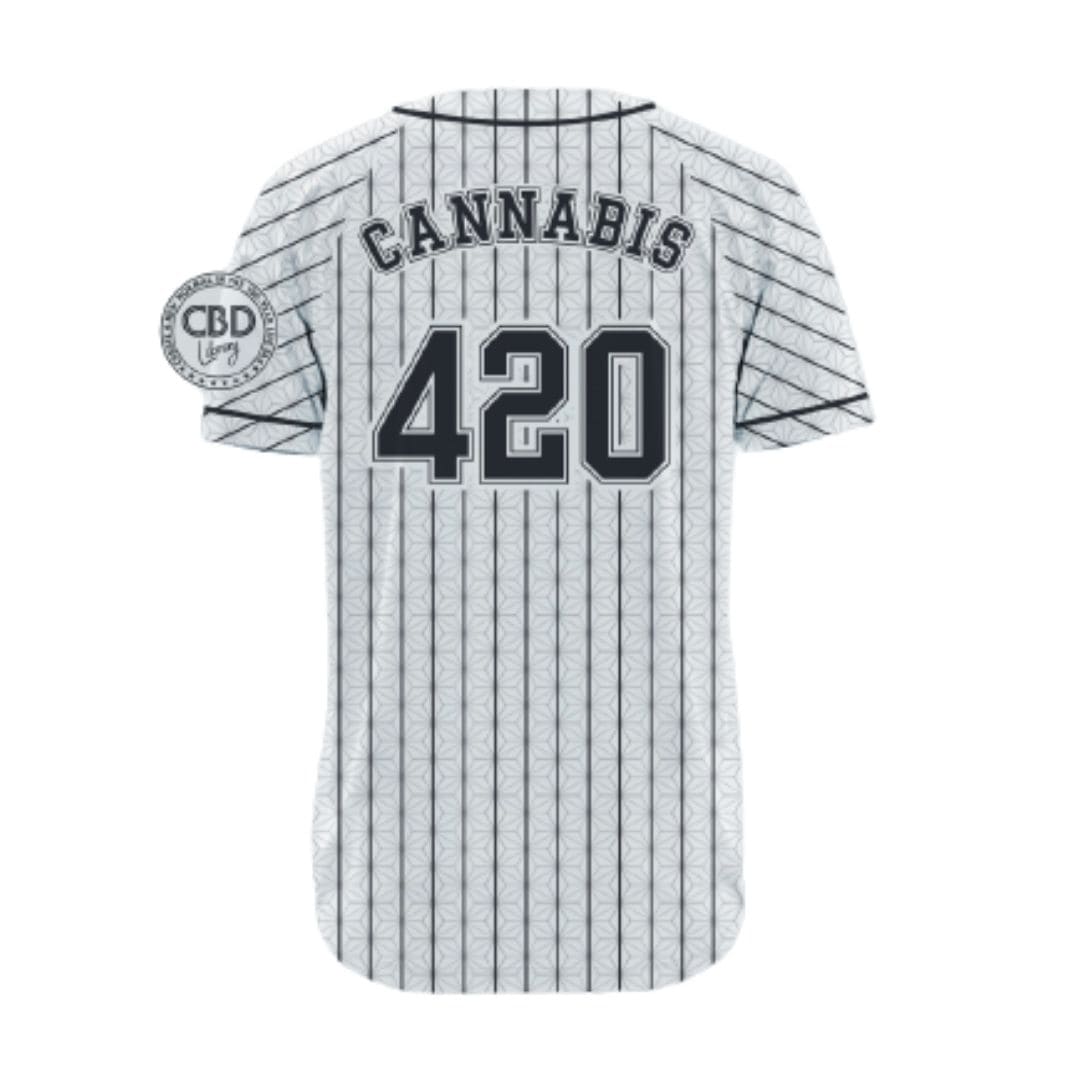 [￥2,620 OFF] Baseball shirts | Set of 2: Cool (hemp leaf pattern) and Passion (Aloha-style hemp pattern) - Men's/Women's